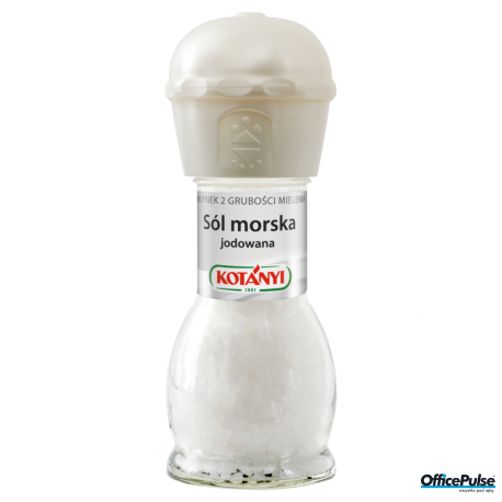 Kotanyi Młynek Sól morska jodowana 92g